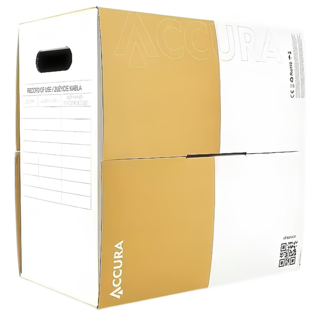 Патч-корд Accura Cat 5e UTP 100 Mb/s 305 m CCA Green (5904726954744) - зображення 2
