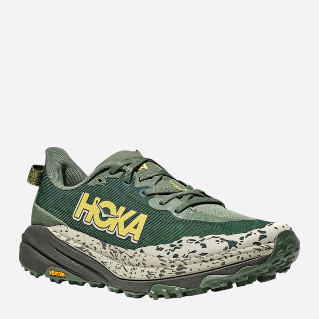 Чоловічі кросівки для бігу HOKA ONE ONE Speedgoat 6 1147791-FNS 44 (10US) Зелені (198605136290) - зображення 2