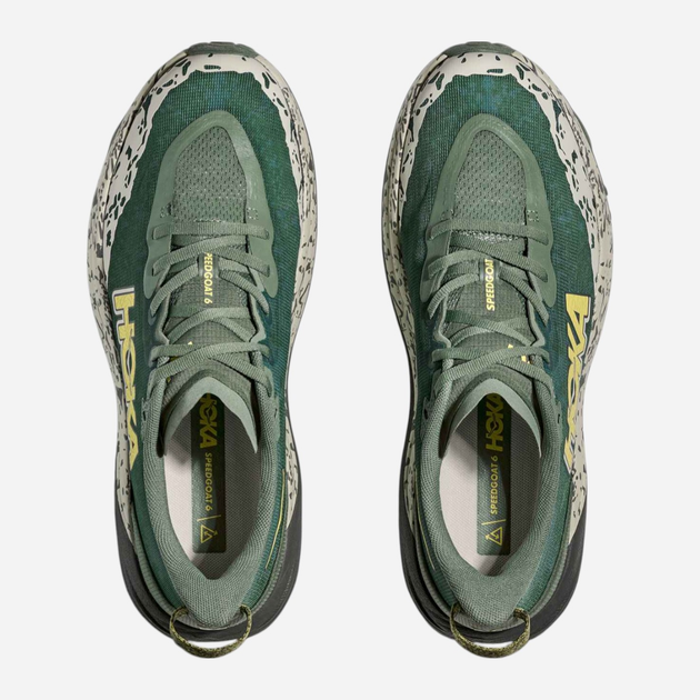 Чоловічі кросівки для бігу HOKA ONE ONE Speedgoat 6 1147791-FNS 44.5 (10.5US) Зелені (198605136283) - зображення 7