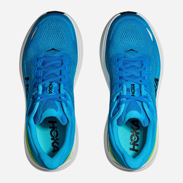 Чоловічі кросівки для бігу HOKA ONE ONE Bondi 9 1162011-SLHK 47.5 (12.5US) Блакитні (198605164231) - зображення 7