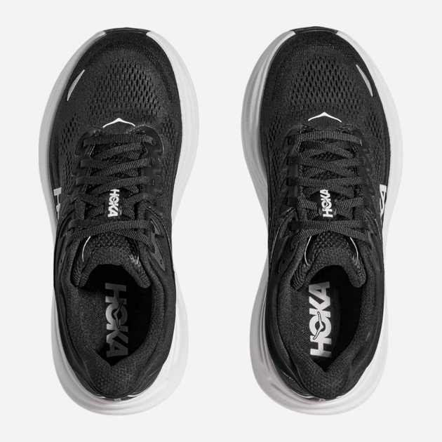 Жіночі кросівки для бігу HOKA ONE ONE Bondi 9 1162012-BWHT 40 (8US) Чорні (197634742557) - зображення 7