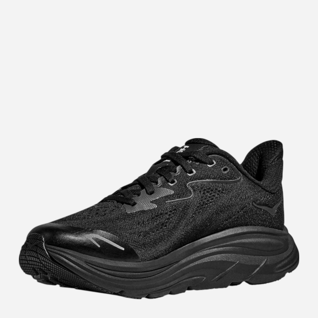 Підліткові кросівки для хлопчика HOKA ONE ONE Clifton 10 1168860-BBLC 38 (5bUS) Чорні (198605194948) - зображення 3
