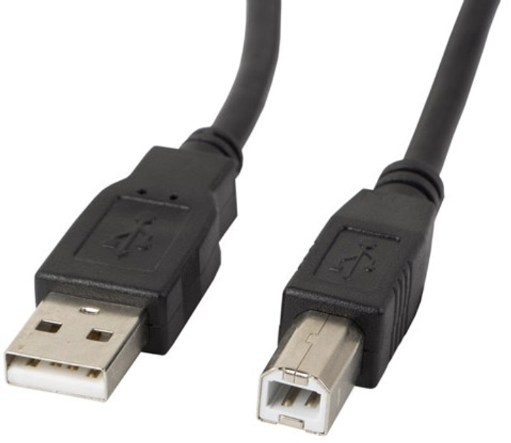 Kabel Accura USB 2.0 Type-A - USB Type-B Ferrite 1.8 m Black (5904726951781) - obraz 1