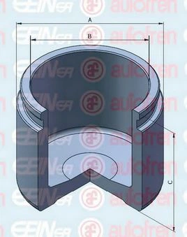 Поршень суппорта перед TOYOTA COROLLA 14#/15#/18#/LEXUS IS 250/300H 04-13
