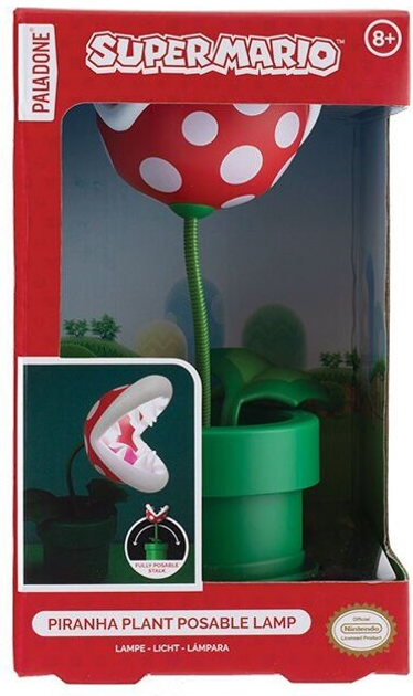 Нічник Paladone Super Mario Piranha Plant (5055964758547) - зображення 1