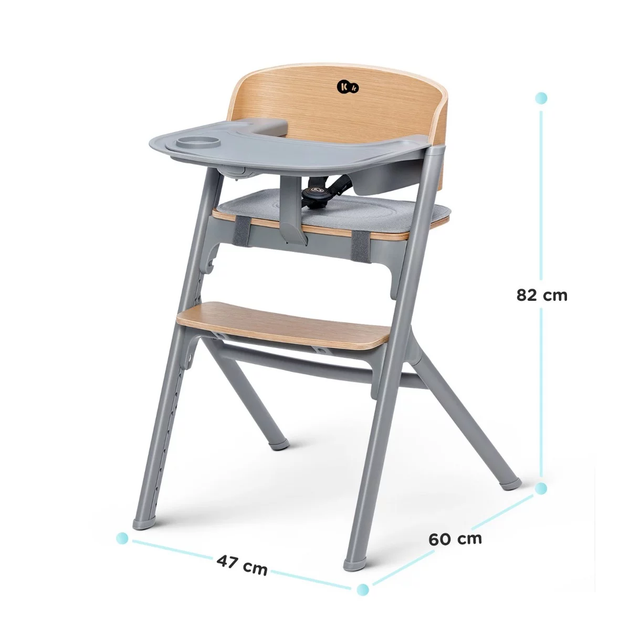 Krzesełko do karmienia Kinderkraft Livy Calmee Aster Pink z leżaczkiem (KHLICA00PNK0000) - obraz 18