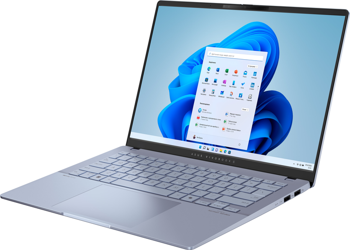 Laptop ASUS VivoBook S 14 OLED S5406SA-PP013W Mist Blue (90NB15R2-M004L0) - obraz 4