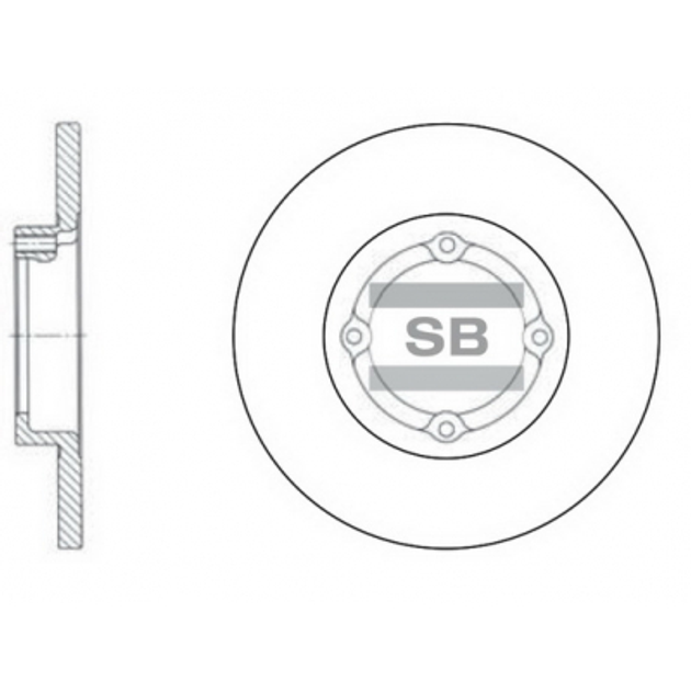 Тормозной диск HI-Q SD3010 - изображение 1
