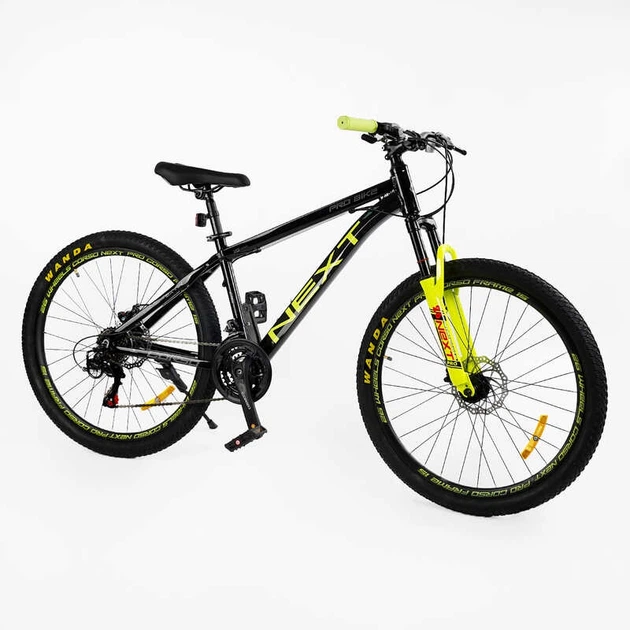 Велосипед Спортивный 26 дюймов Corso Next NX-167 оборудование Shimano алюминиевая рама 15 дюймов 21 скорость. Black and Yellow (168551) - Фото 7 Велосипед Спортивный 26 дюймов Corso Next NX-167 оборудование Shimano алюминиевая рама 15 дюймов 21 скорость. Black and Yellow (168551) - изображение 7