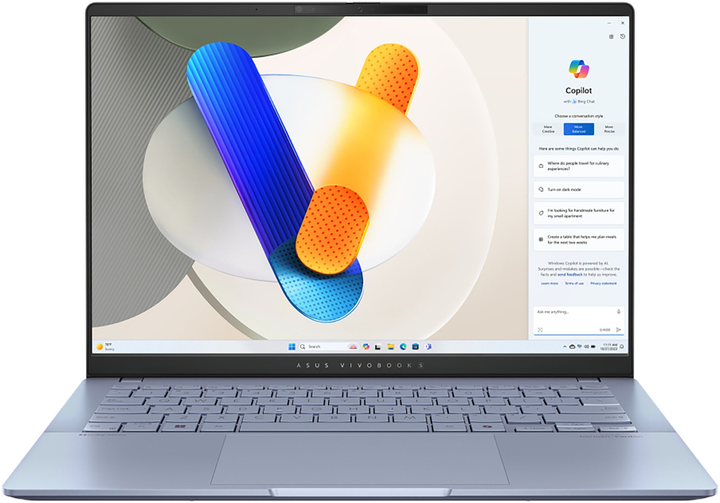 Ноутбук ASUS VivoBook S 14 OLED S5406SA-QD005W Mist Blue (90NB15R2-M005C0) - зображення 1