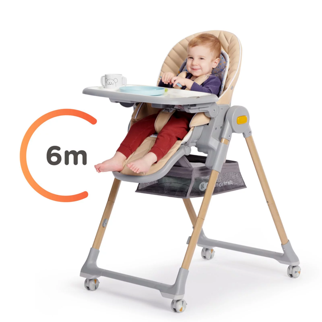Стільчик для годування KinderKraft Lastree Grey (KHLAST00GRY0000) - зображення 12