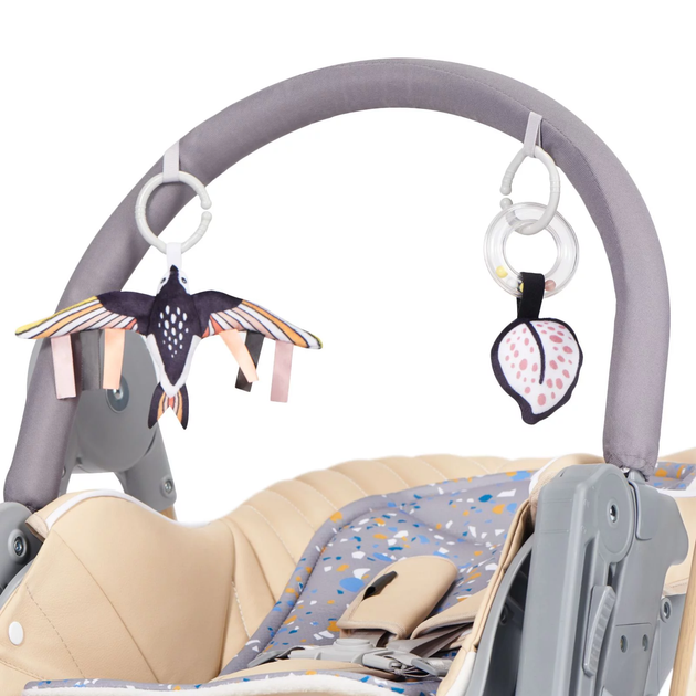 Krzesełko do karmienia Kinderkraft Lastree Pink (KHLAST00PNK0000) - obraz 7