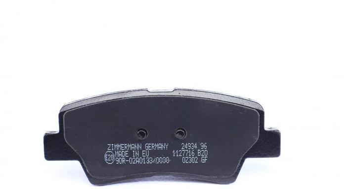 Тормозные колодки ZIMMERMANN 25337.160.1 KIA Optima, Ceed, Rio, Pro Ceed, Soul, Carens; Hyundai I20, Tucson, Accent, I40, Elantra, Veloster, Kona, Sonata 583021RA30, 583021WA35, 583022EA31 - изображение 3