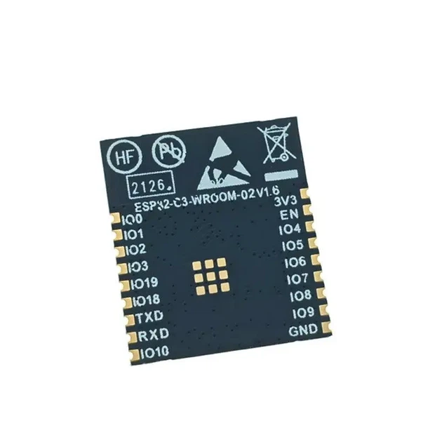 Бездротовий модуль ESP32-C3-WROOM-02-H4 2,4 ГГц WiFi+Bluetooth BLE5 - Фото 2 Бездротовий модуль ESP32-C3-WROOM-02-H4 2,4 ГГц WiFi+Bluetooth BLE5 - зображення 2