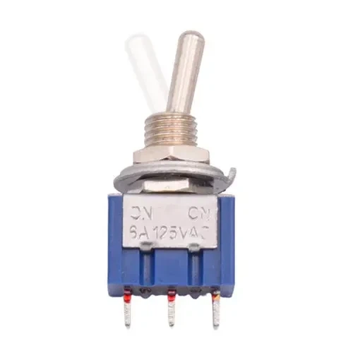 Тумблер MTS-102 3-контактный, 2-позиционный 6мм - изображение 3