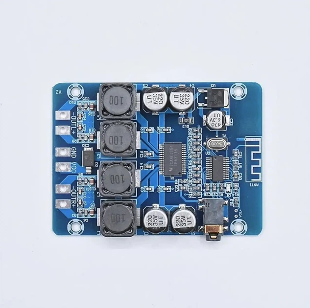 Аудио усилитель 2.0 стерео TPA3118 2x45Вт 12-28В AUX Bluetooth 4.2 - изображение 3