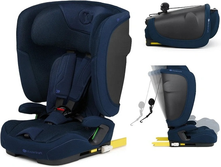 Автокрісло Kinderkraft Fix2Go i-Size Navy (KCFI2GO0NAV0000) - зображення 2