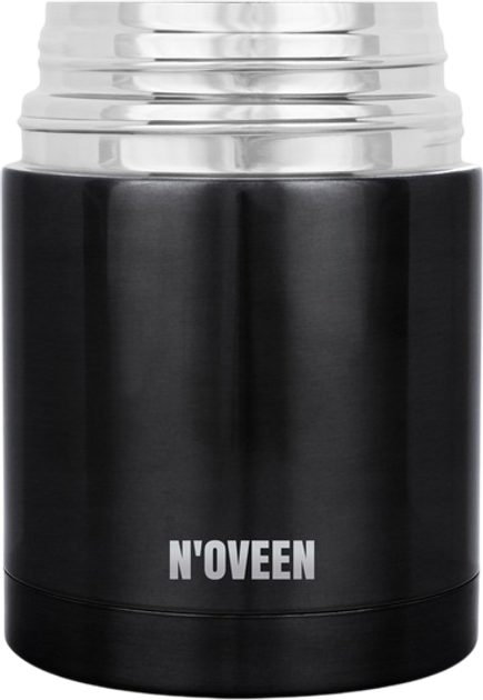 Термос для обіду Noveen чорний 600 мл (5902221623509) - зображення 2