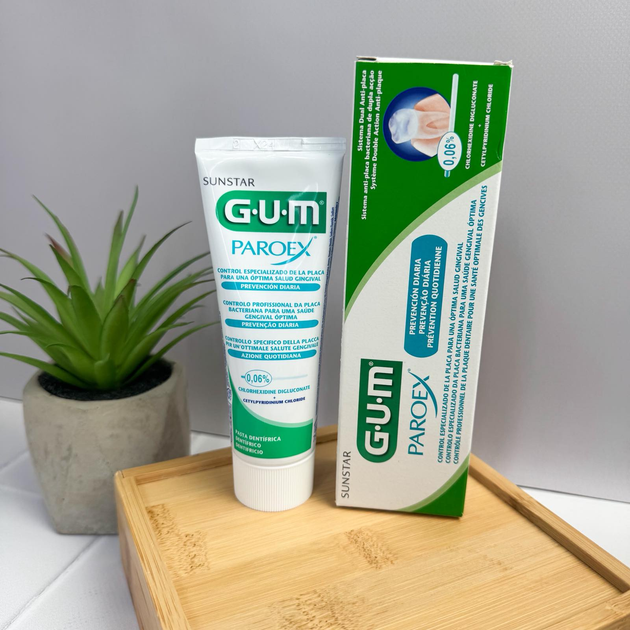Зубная паста GUM PAROEX 0.06% 75 мл - изображение 2