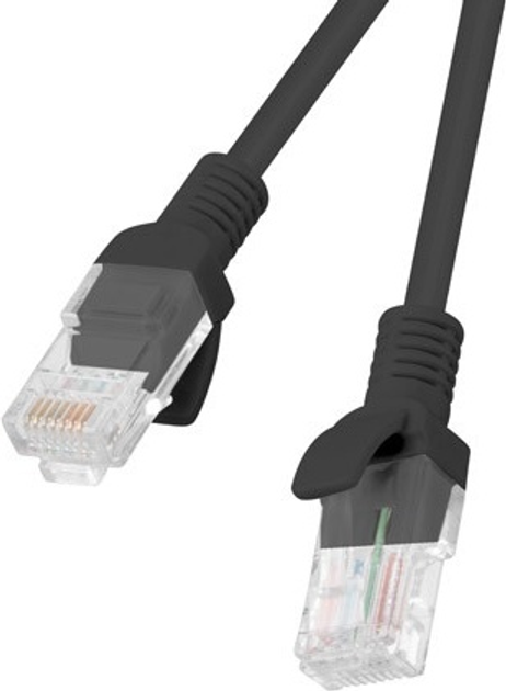 Patchcord Lanberg Cat 5e UTP 5 m Black (PCU5-10CC-0500-BK) - obraz 2