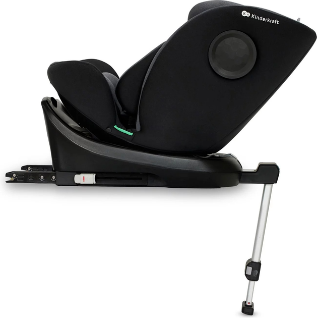 Fotelik samochodowy Kinderkraft I-360 i-Size Black (KCI36000BLK0000) - obraz 4