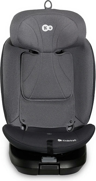 Fotelik samochodowy Kinderkraft I-360 i-Size Grey (KCI36000GRY0000) - obraz 2