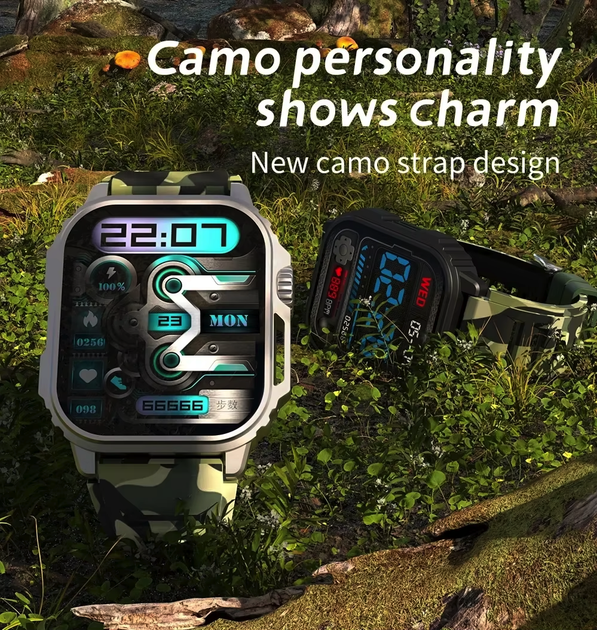Смарт-годинник VHG TW11 Smart Watch 2.1” AMOLED, Black - изображение 4