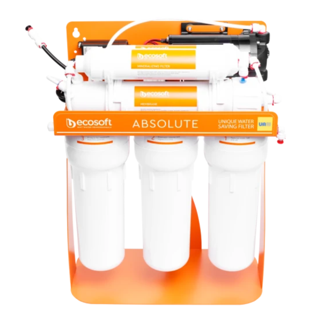 Система зворотного осмосу Ecosoft Absolute з мінералізатором і помпою на станині - зображення 3