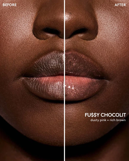 Блеск для губ Fenty Beauty "Fu$$y Chocolit" Gloss Bomb Swirl Twisted Lip Luminizer - Фото 5 Блеск для губ Fenty Beauty "Fu$$y Chocolit" Gloss Bomb Swirl Twisted Lip Luminizer - изображение 5