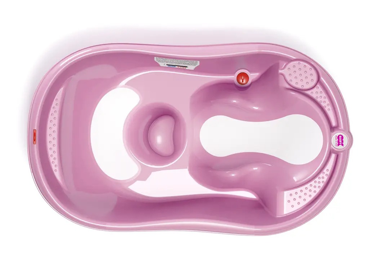 Wanienka OK Baby Onda Evolution bez uchwytów różowa (38081400) (8008577148080) - obraz 2