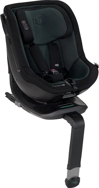 Fotelik samochodowy Kinderkraft I-GUARD i-Size Graphite Black (KCIGUA00BLK0000) - obraz 3