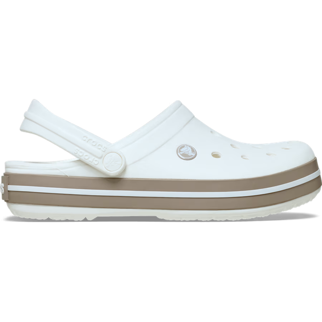 Крокс Крокбенд Клог Білі Crocs Crocband Clog White / Taupe (39-40, білий) - зображення 2