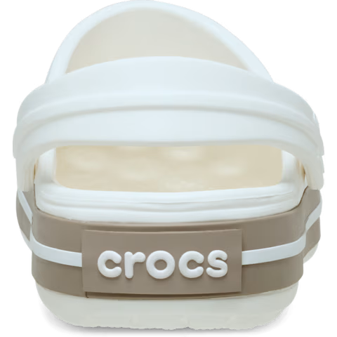Крокс Крокбенд Клог Білі Crocs Crocband Clog White / Taupe (39-40, білий) - зображення 4