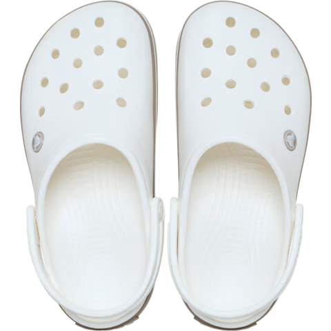 Крокс Крокбенд Клог Білі Crocs Crocband Clog White / Taupe (39-40, білий) - зображення 5