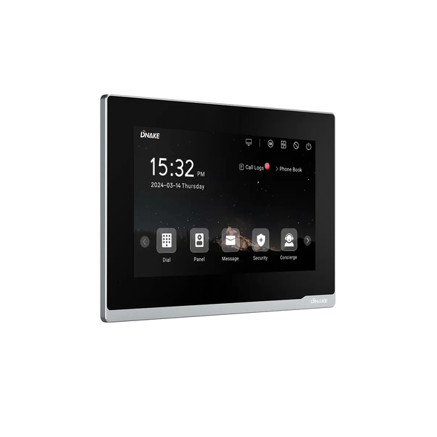 Wi-Fi IP видеодомофон Dnake E217W, экран 7" - изображение 2