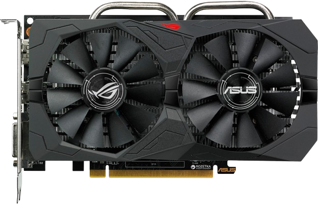 Відеокарта AMD Radeon RX 460 4GB Asus ROG Strix Gaming OC (STRIX-RX460-O4G-GAMING) Б/В - зображення 2