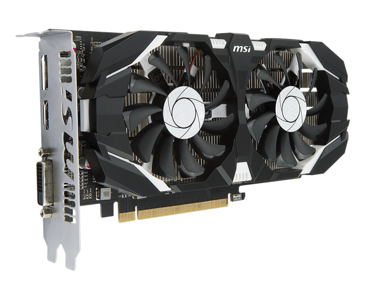 Відеокарта GeForce GTX 1050 2GB MSI OC (GTX 1050 2GT OCV1) Б/В - изображение 2