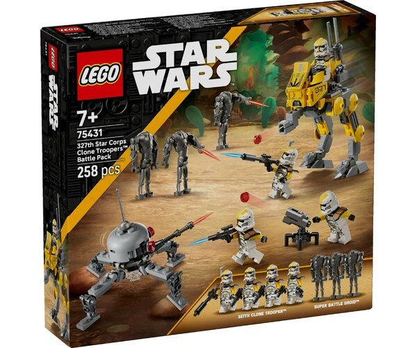 Конструктор LEGO Star Wars Бойовий набір клонів-піхотинців 327-го зіркового корпусу (75431) - Фото 1 Конструктор LEGO Star Wars Бойовий набір клонів-піхотинців 327-го зіркового корпусу (75431) - зображення 1