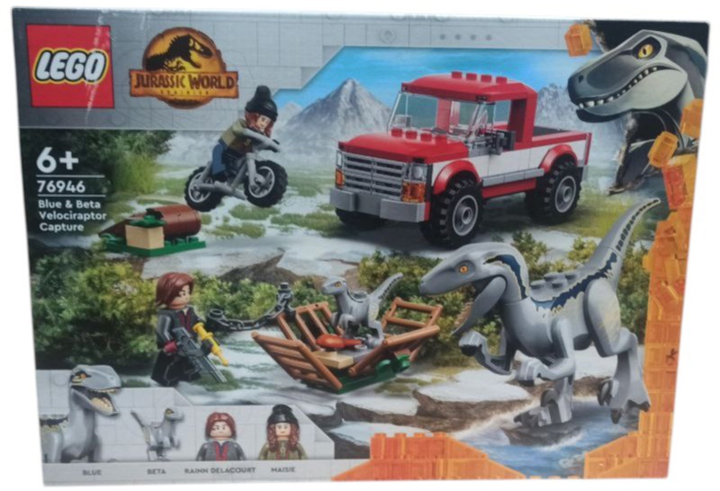 Zestaw klockow LEGO Jurassic World Schwytanie welociraptorow Blue i Bety 181 element (76946) (955555908304072) - Outlet - obraz 4