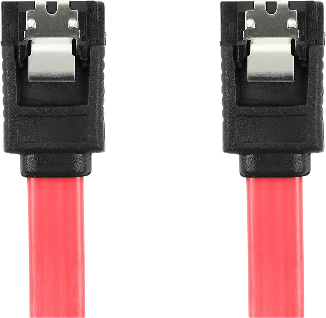 Kabel Accura SATA III - SATA III 0.5 m Red (ACC2205) - obraz 1