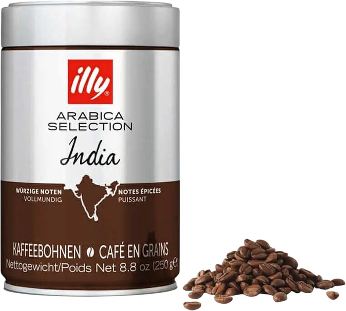 Kawa ziarnista Illy Arabica Selection India 250 g (8003753167299) - obraz 2