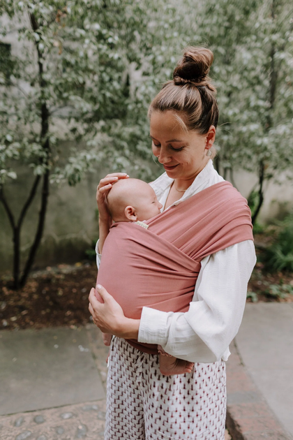 Chusta do noszenia dziecka Boba Wrap Pink (817579015133) - obraz 4