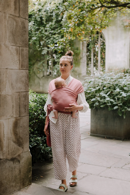 Chusta do noszenia dziecka Boba Wrap Pink (817579015133) - obraz 7