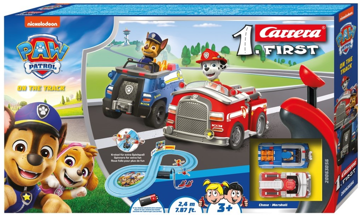 Tor wyścigowy Carrera First Paw Patrol On the Track 2.4 m (20063056) (4007486630567) - obraz 1