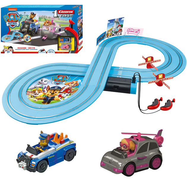 Tor wyścigowy Carrera First Paw Patrol On the Track 2.4 m (20063056) (4007486630567) - obraz 2