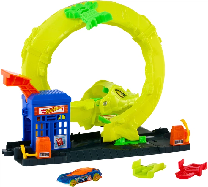 Zestaw do zabawy Hot Wheels Spiralny atak Węża z serii Niebezpieczne stworzenia (JBM63) (0194735264063) - obraz 2