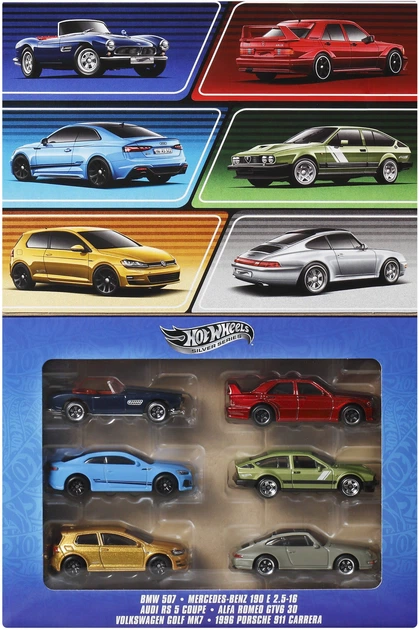 Набір машинок Hot Wheels Тематичний Дорогами Європи (JBY79