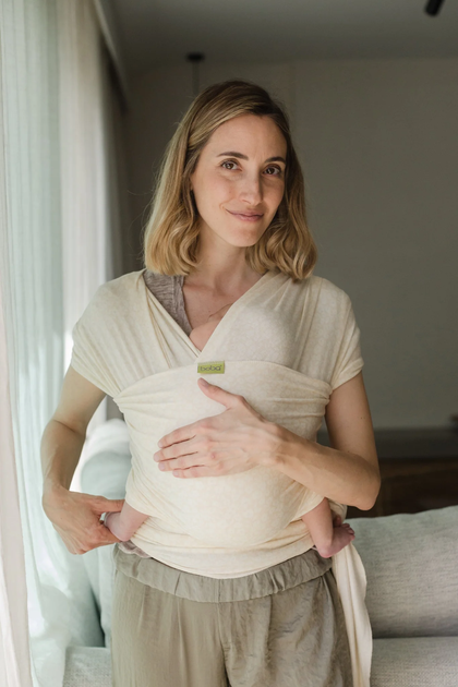 Chusta do noszenia dziecka Boba Serenity Wrap Sand Oat Meadow (817579015003) - obraz 3