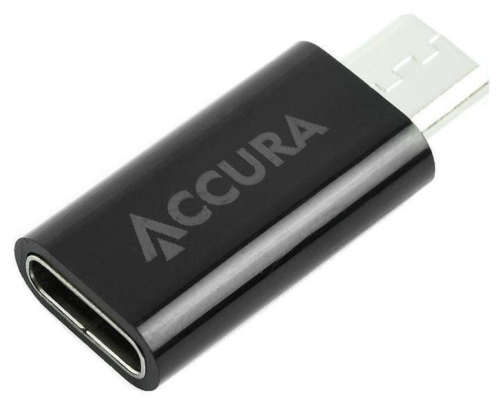 Adapter Accura USB Type-C - micro-USB 2.0 Type-A F/M (5904726952306) - obraz 2