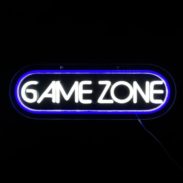 Dekoracyjny neon LED DPM Game zone 42.5 x 13.7 cm (5906881229309) - obraz 2